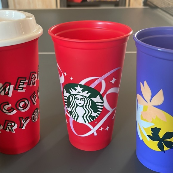 Starbucks Dining Starbucks Reusable Cup Bundle Lot 5 Poshmark